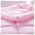 Pink Warm Plush Microfiber Fill Comforter Insert for Winter Use